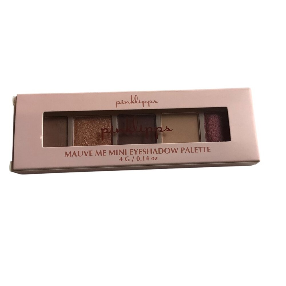 Pinklipps Mauve Me Mini 5 Pan Eyeshadow Palette 4G Neutral‎ & Bold Shades NEW